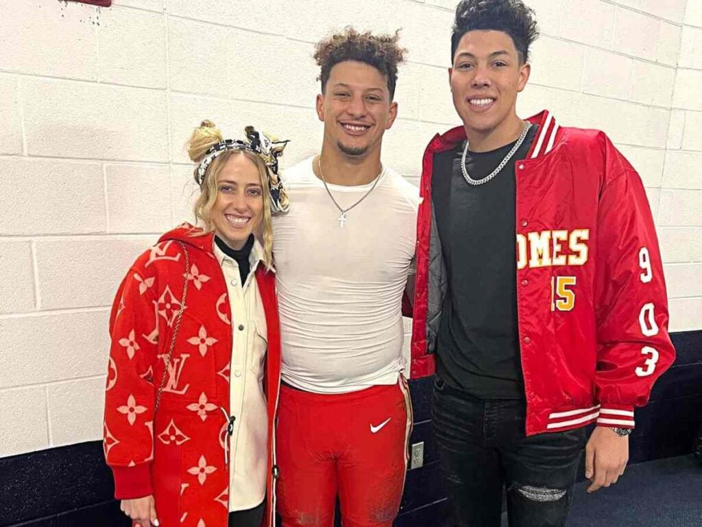 Brittany Patrick and Jackson Mahomes Chiefs Travis Kelce Kayla Nicole