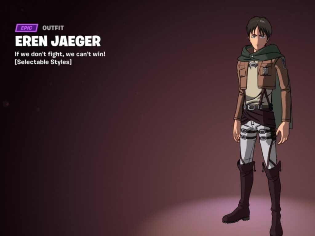 Eren Yeager Fortnite