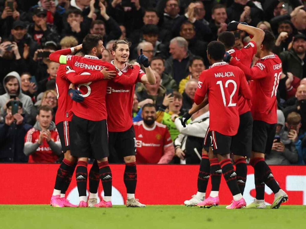 Fans are reportedly in a joyous mood as Man United defeat Nottingham forest to a scoreline of 2 0