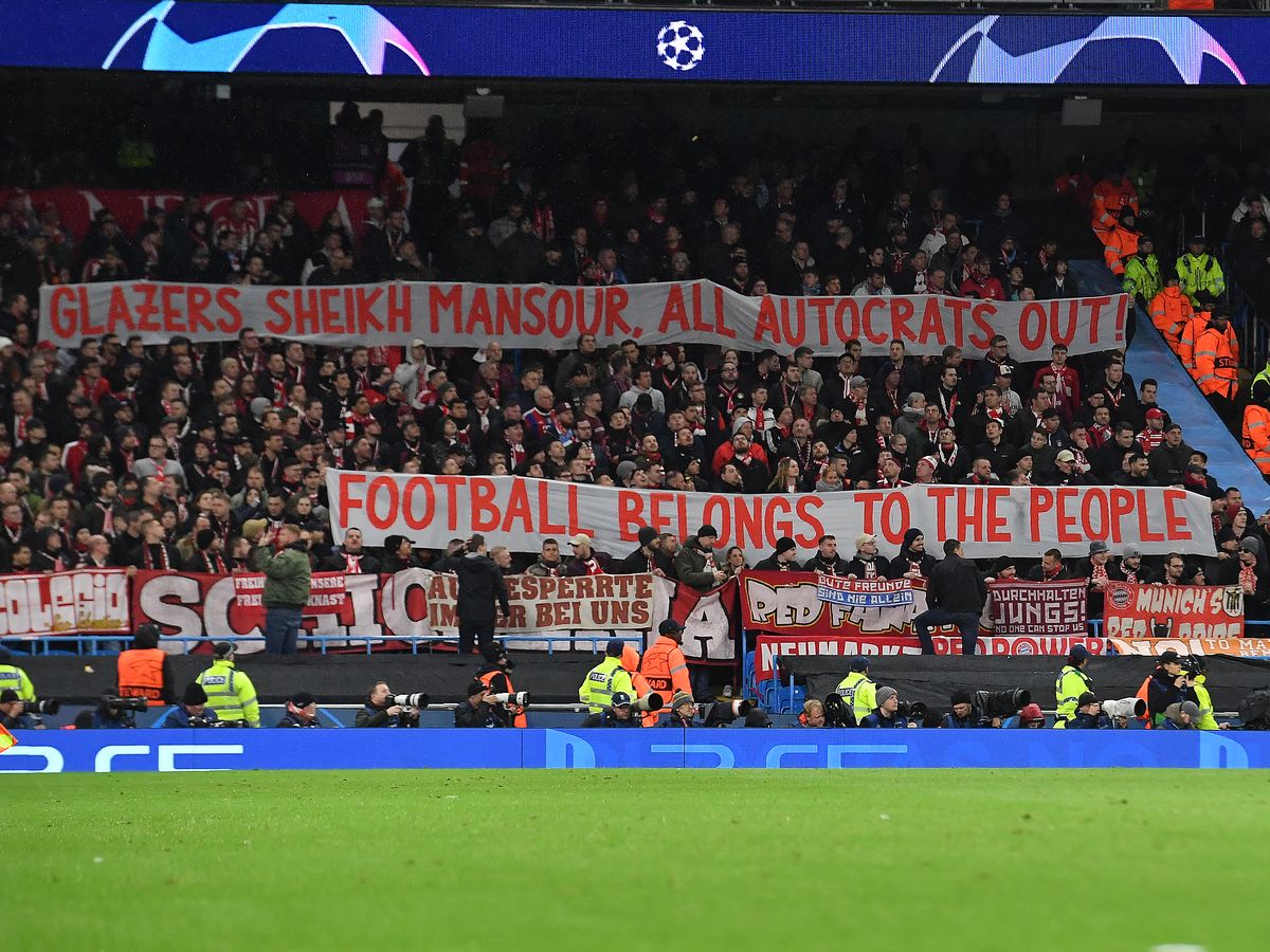 Bayern supporters call out Glazers and Sheikhs during UCL tie against Manchester City, raise banners showing ‘all autocrats out’