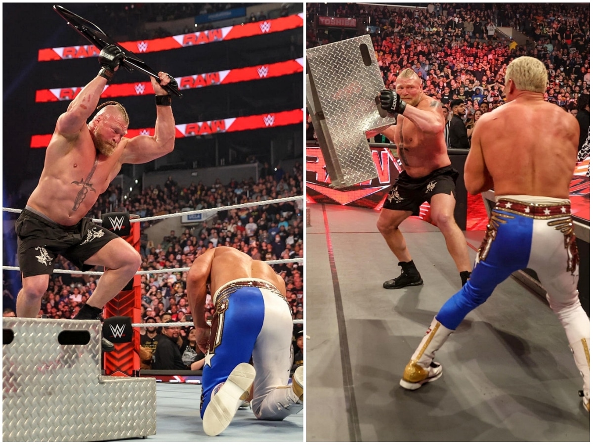 Why did Brock Lesnar ruthlessly ambush Cody Rhodes at WWE RAW after WrestleMania?