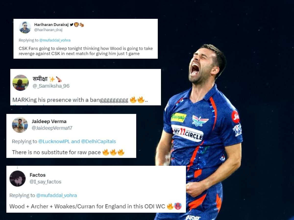 “Mark will leave his mark in this year’s IPL!”- Twitter goes berserk as Mark Wood turns wrecker-in-chief to shatter DC’s batting line-up