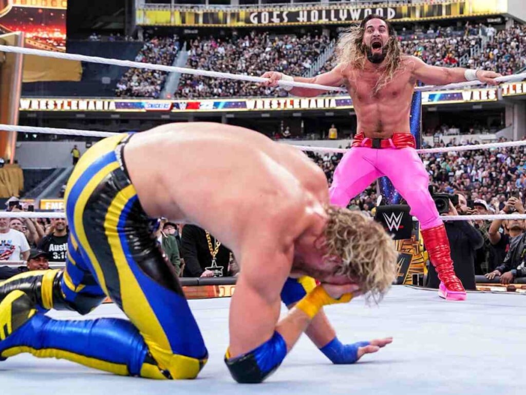 Seth Rollins Logan Paul WrestleMania