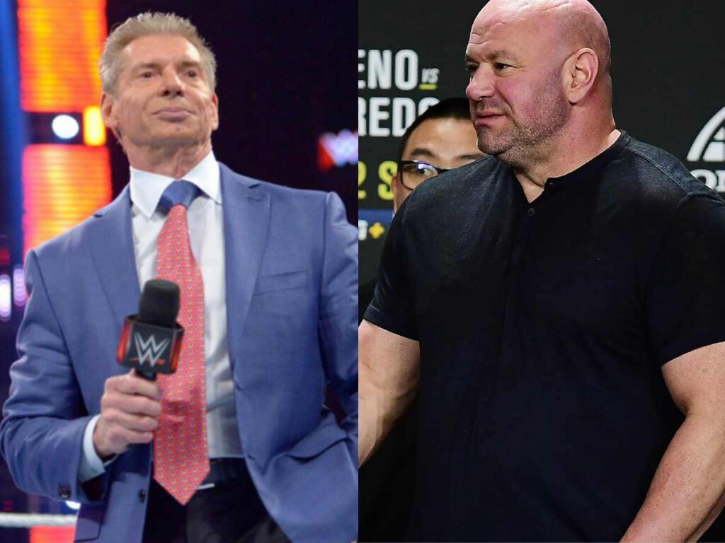 Dana White of UFC and Vince McMahon of WWE 