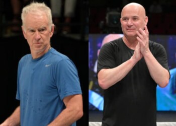 John McEnroe and Andre Agassi