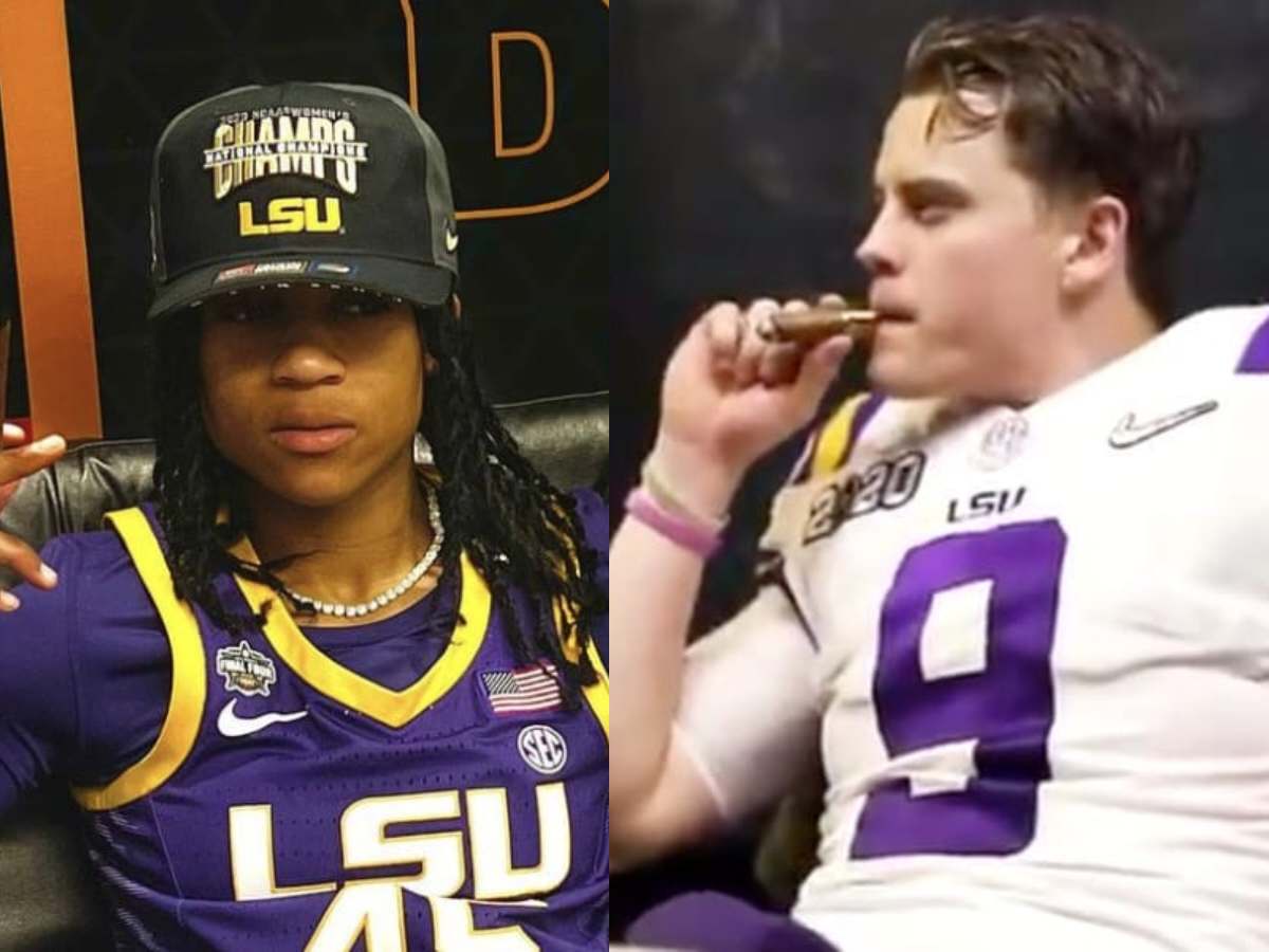 “Channeling my inner Burrow,” LSU Tiger’s Alexis Morris honors Bengals QB Joe Burrow after winning National Championship