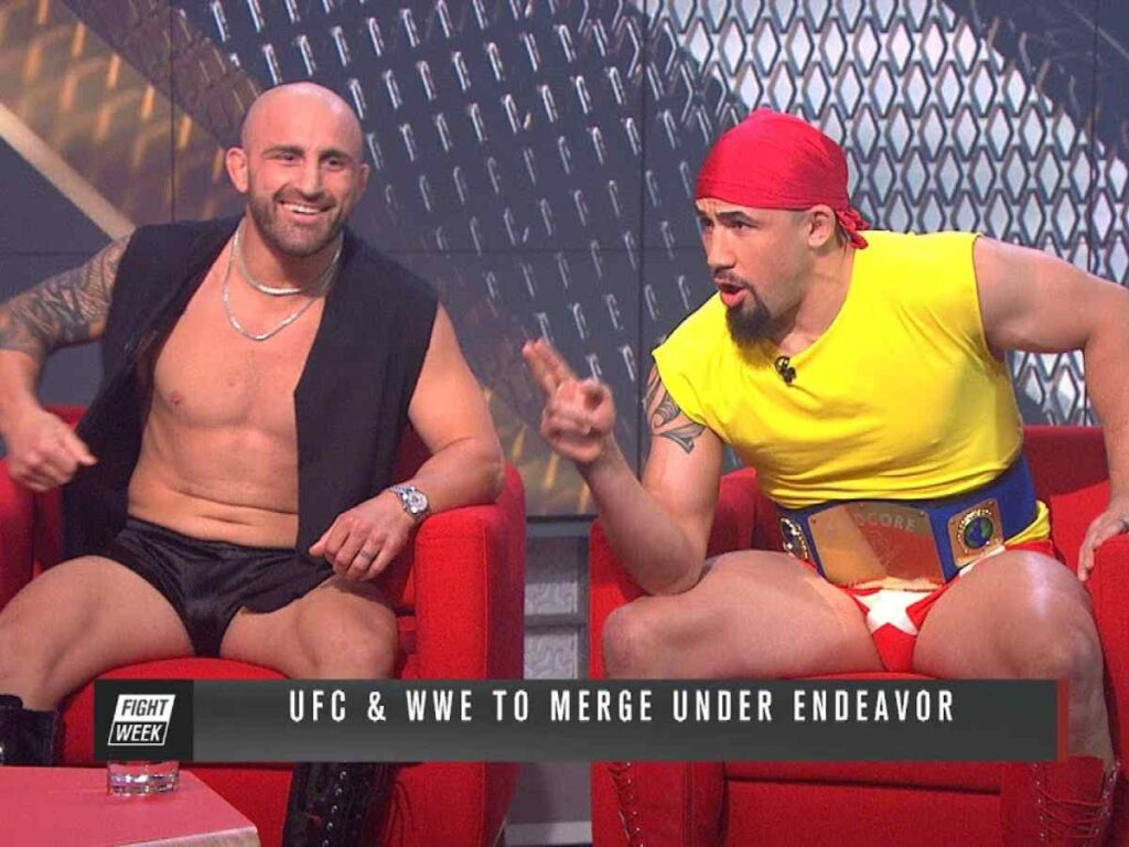 Alexander Volkanovski and Robbert Whittaker (Image Source: Youtube)