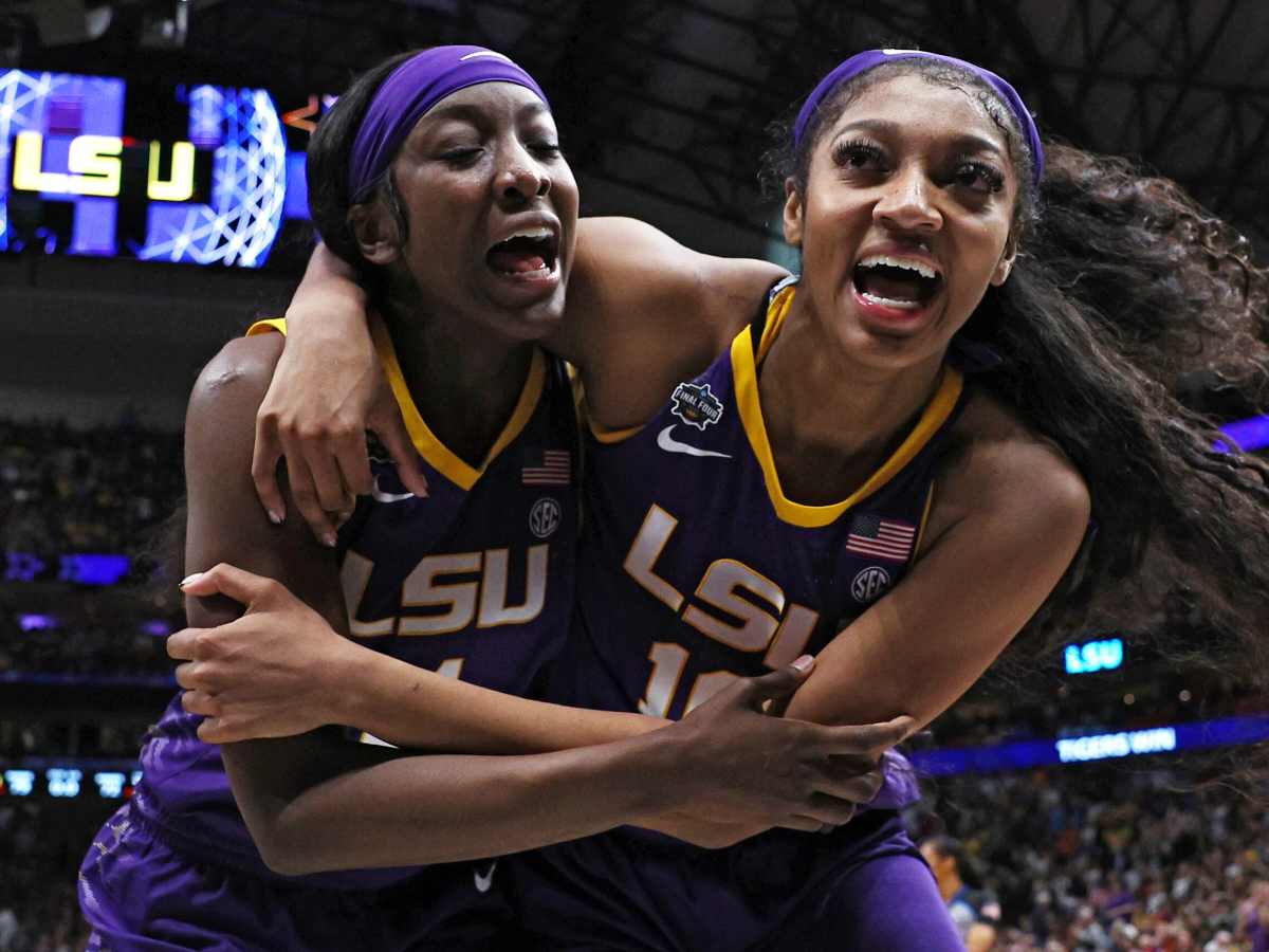 Angel Reese’s net worth SKYROCKETS as LSU star doubles Instagram followers after taunting Caitlin Clark and winning national title