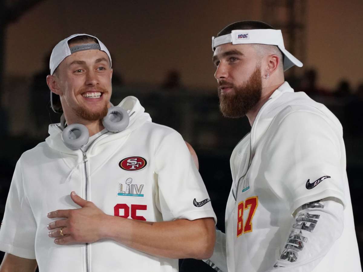 “I have learned a lot from him,” 49ers TE George Kittle reveals he is a huge Travis Kelce fan, calls him ‘talented in all regards’