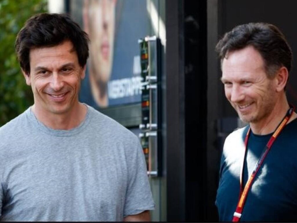 Toto Wolff and Christian Horner