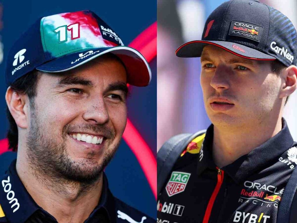 Red Bull's Sergio Perez (L) | Max Verstappen (R)