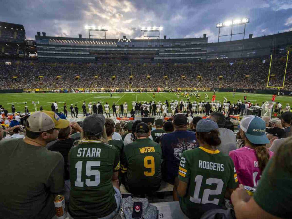 Lambeau Field (via Angela Major)