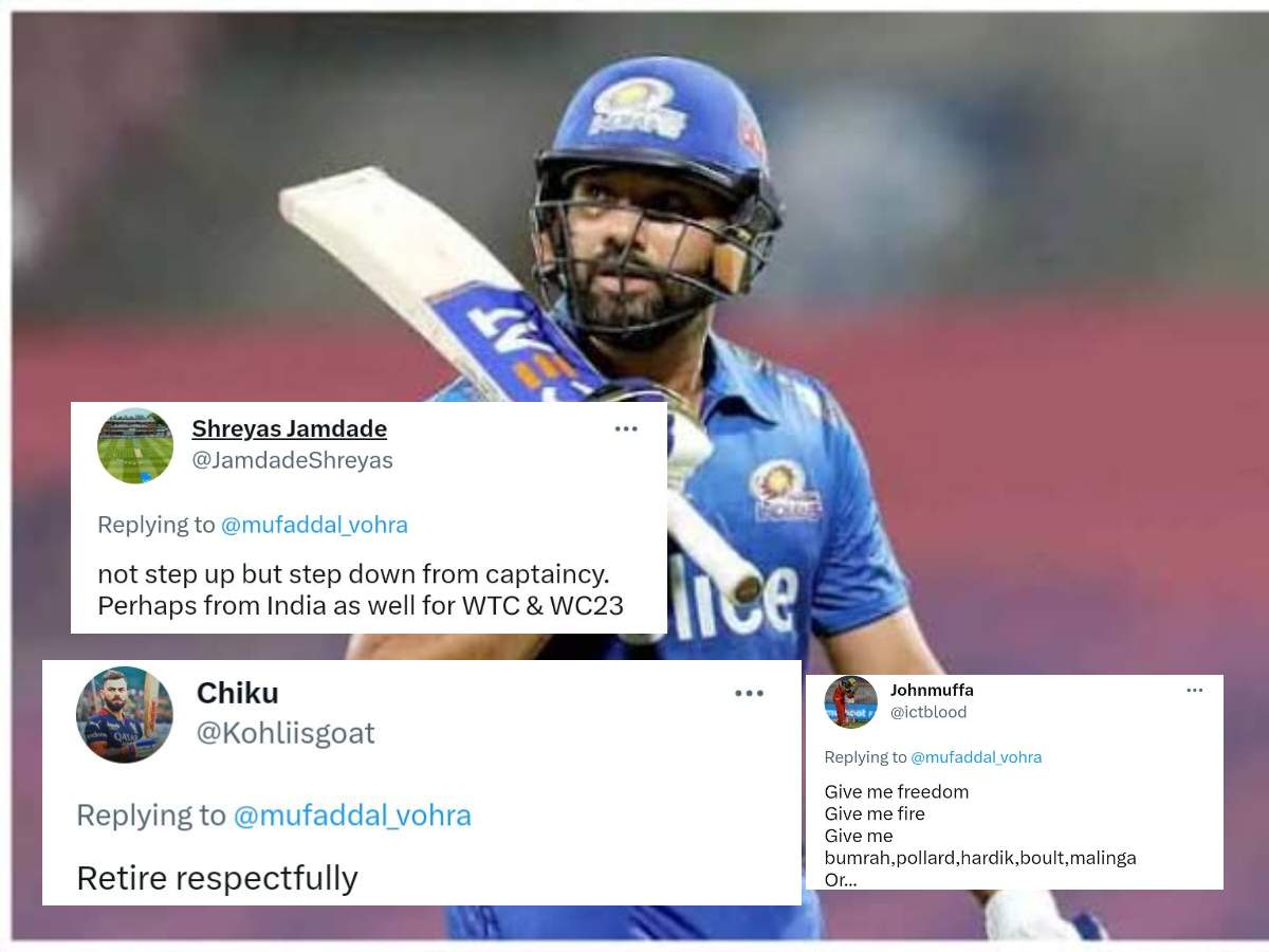 “Play under MSD to get back in form!”- Rohit Sharma draws flak from Twitter fans after consistent flop show