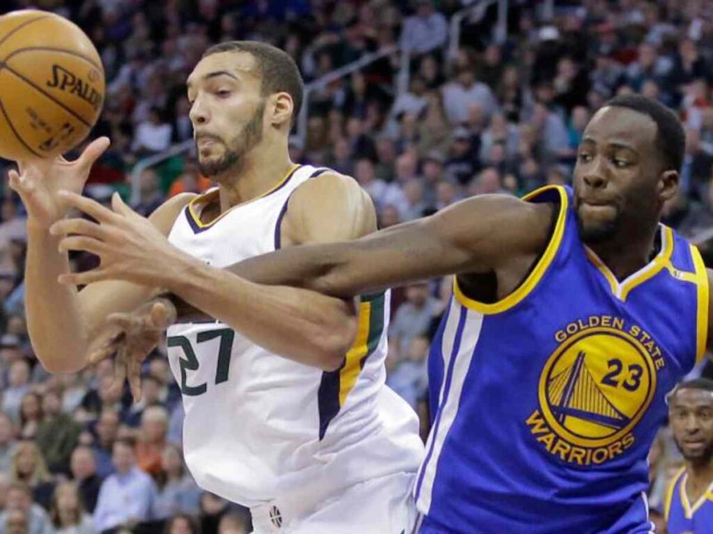 Draymond Green and Rudy Gobert