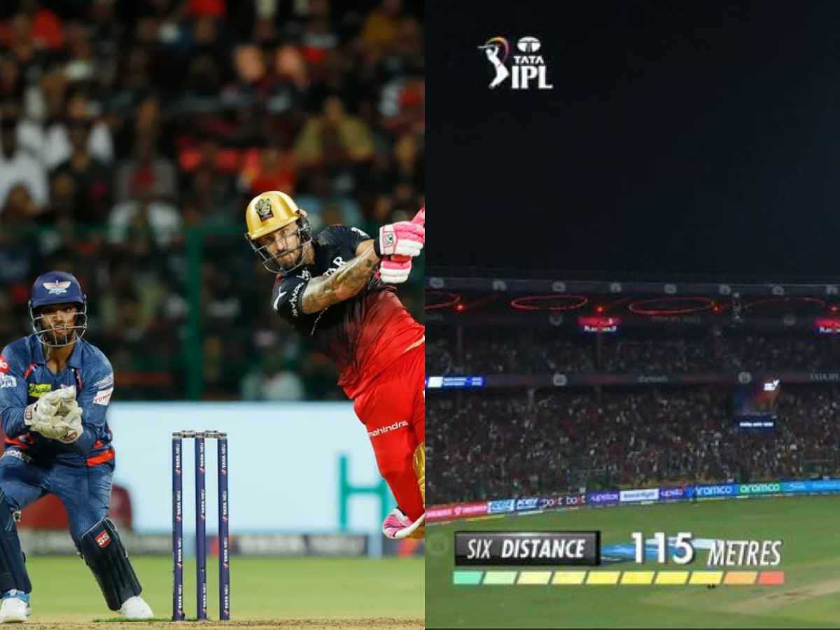 WATCH: Faf du Plessis hits 115-metres six; longest of IPL 2023 so far