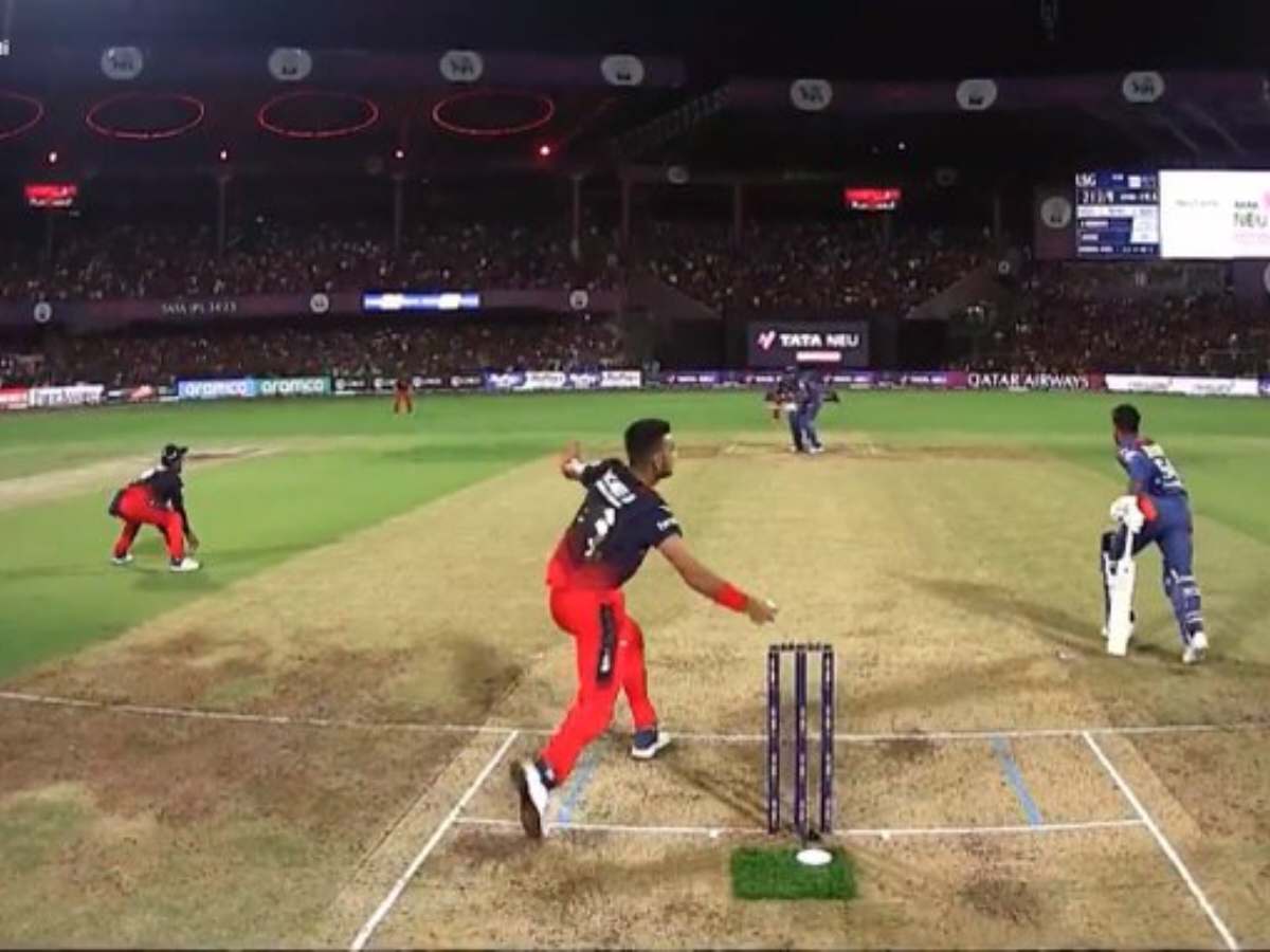 WATCH: Harshal Patel’s run-out appeal turned down by umpire when RCB needed 1 wicket vs LSG