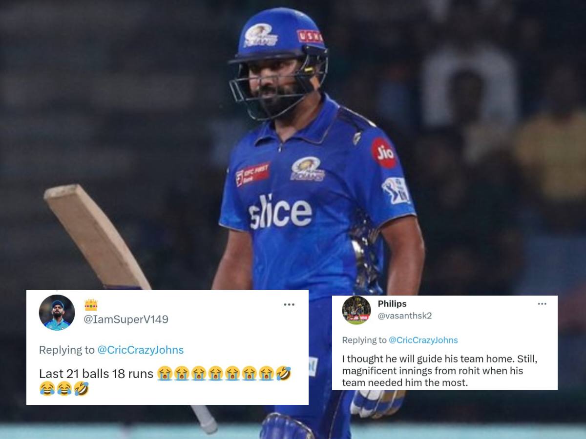 “Isko khud vishwas nahi ho raha”- Twitter goes berserk as Rohit Sharma ends half-century draught in IPL vs Delhi Capitals