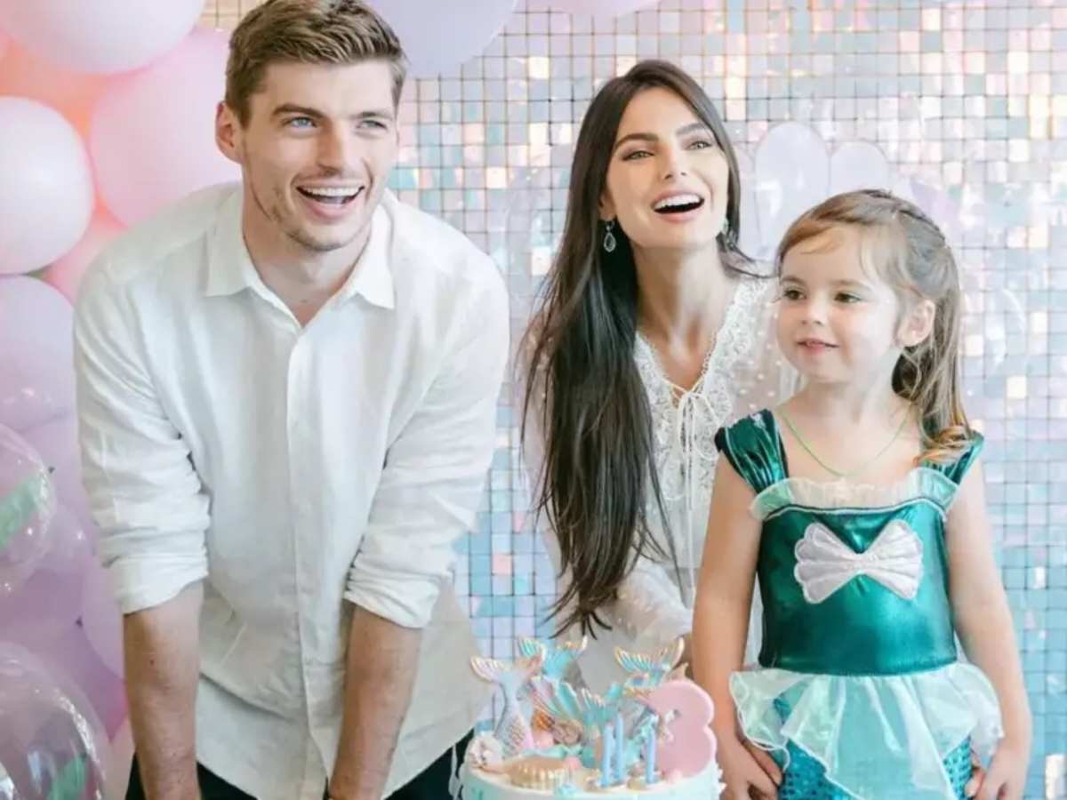 WATCH: “You see P, they are all Idiots”- Max Verstappen and Kelly Piquet’s daughter share an adorable moment