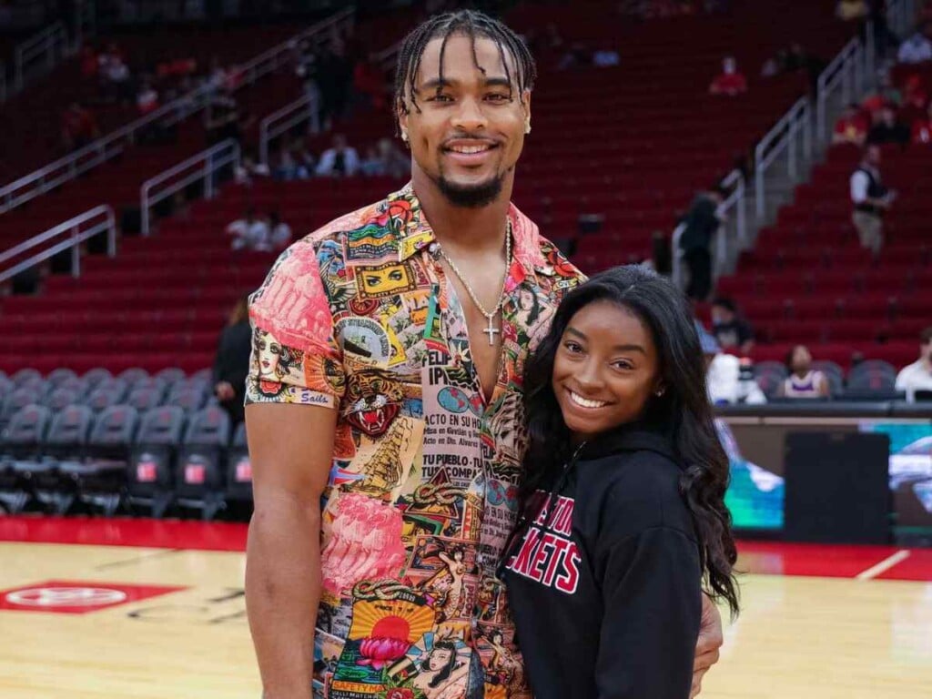 Jonathan Owens & Simone Biles