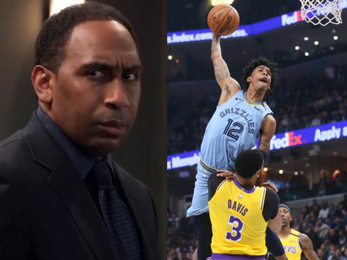 Ahead of Lakers vs Grizzlies, Stephen A. Smith STRONGLY puts his odds on Ja Morant over Anthony Davis