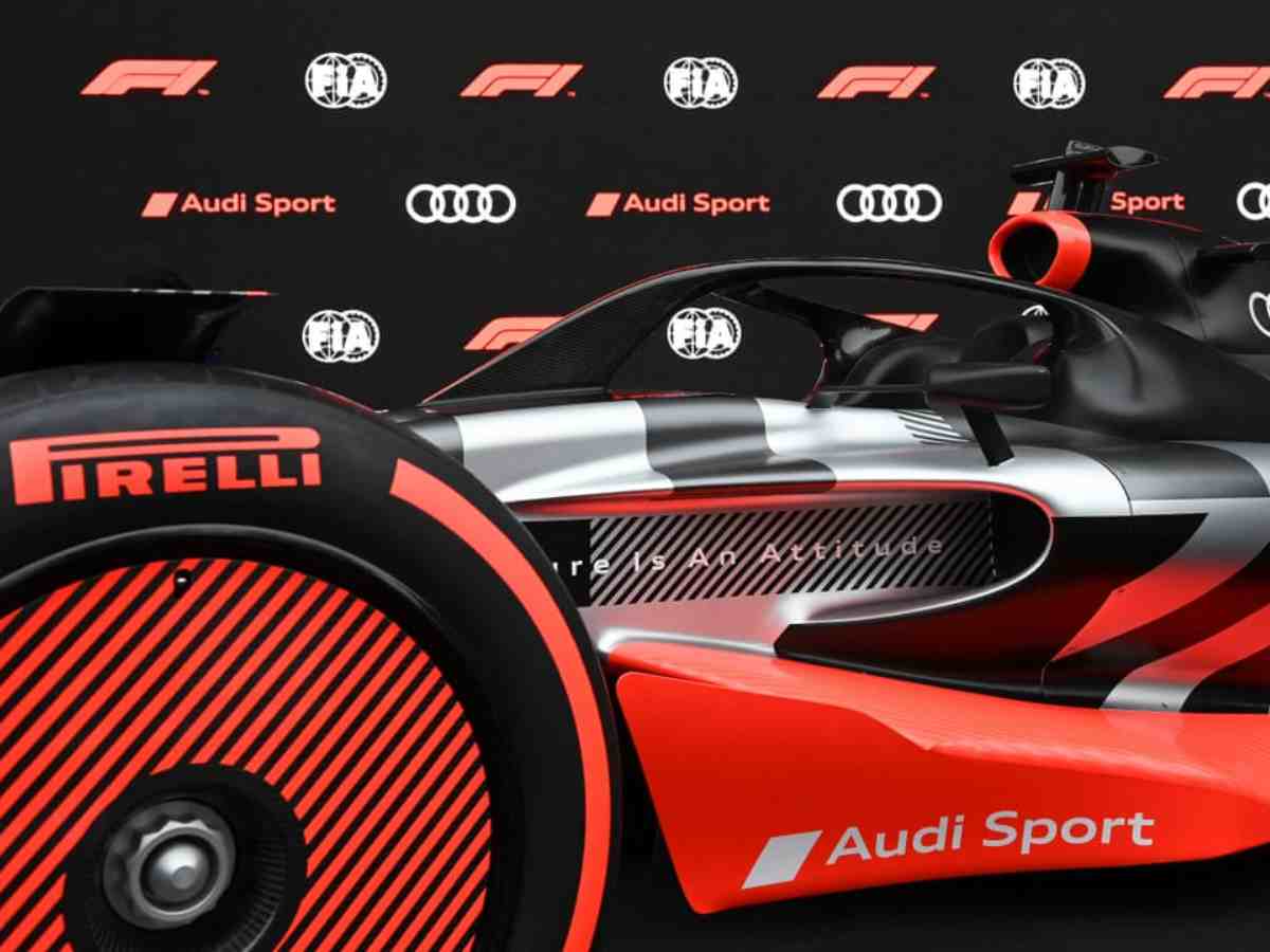 Audi gives first look at their Formula One project in Shanghai, China