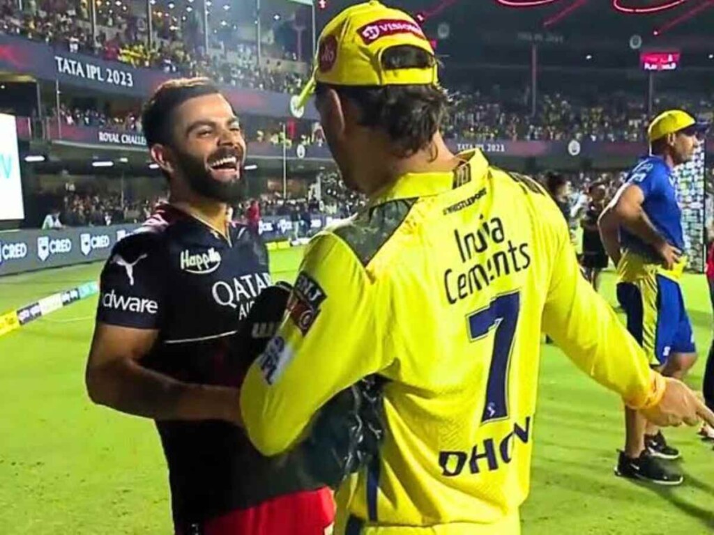 Virat Kohli tweets photo with MS Dhoni