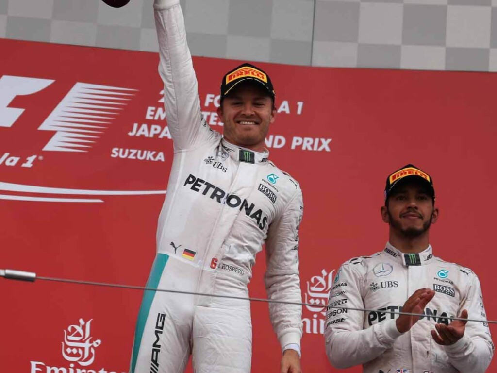 Nico Rosberg and Lewis Hamilton