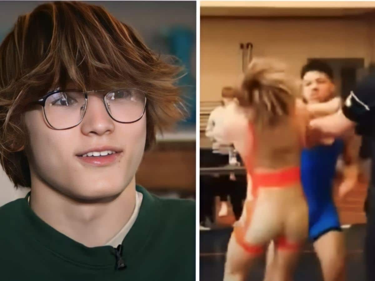 “He’s a little b**ch gahdamn” – Twitter goes berserk as 8th-grade wrestler sucker punches opponent after losing a match