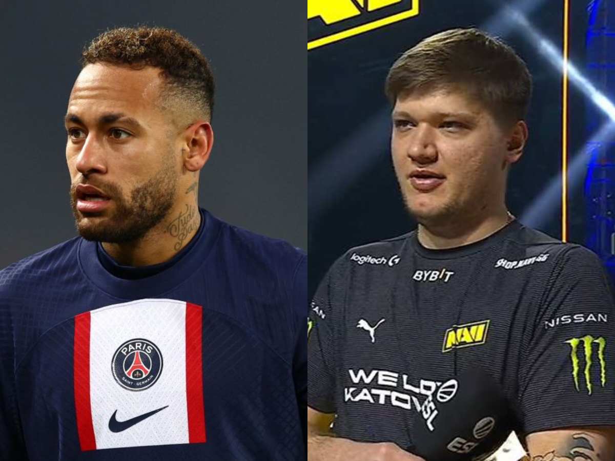 Football star Neymar meets up with S1mple to play CS:GO