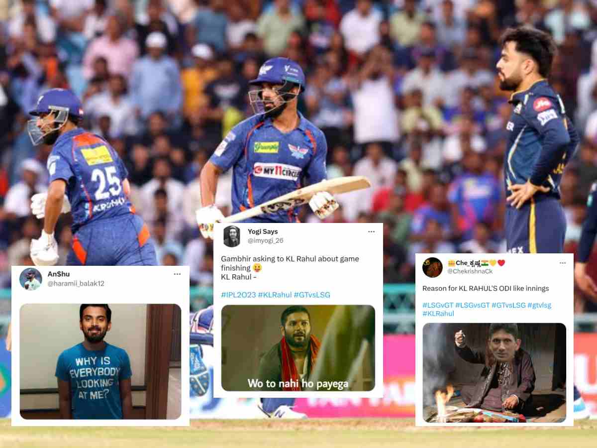 “Biggest choking in IPL history”- Twitter flooded with memes after GT survive low-scoring thriller to thrash LSG