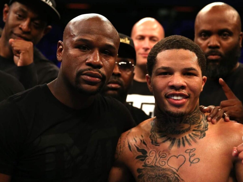 Gervonta Davis and Floyd Mayweather 