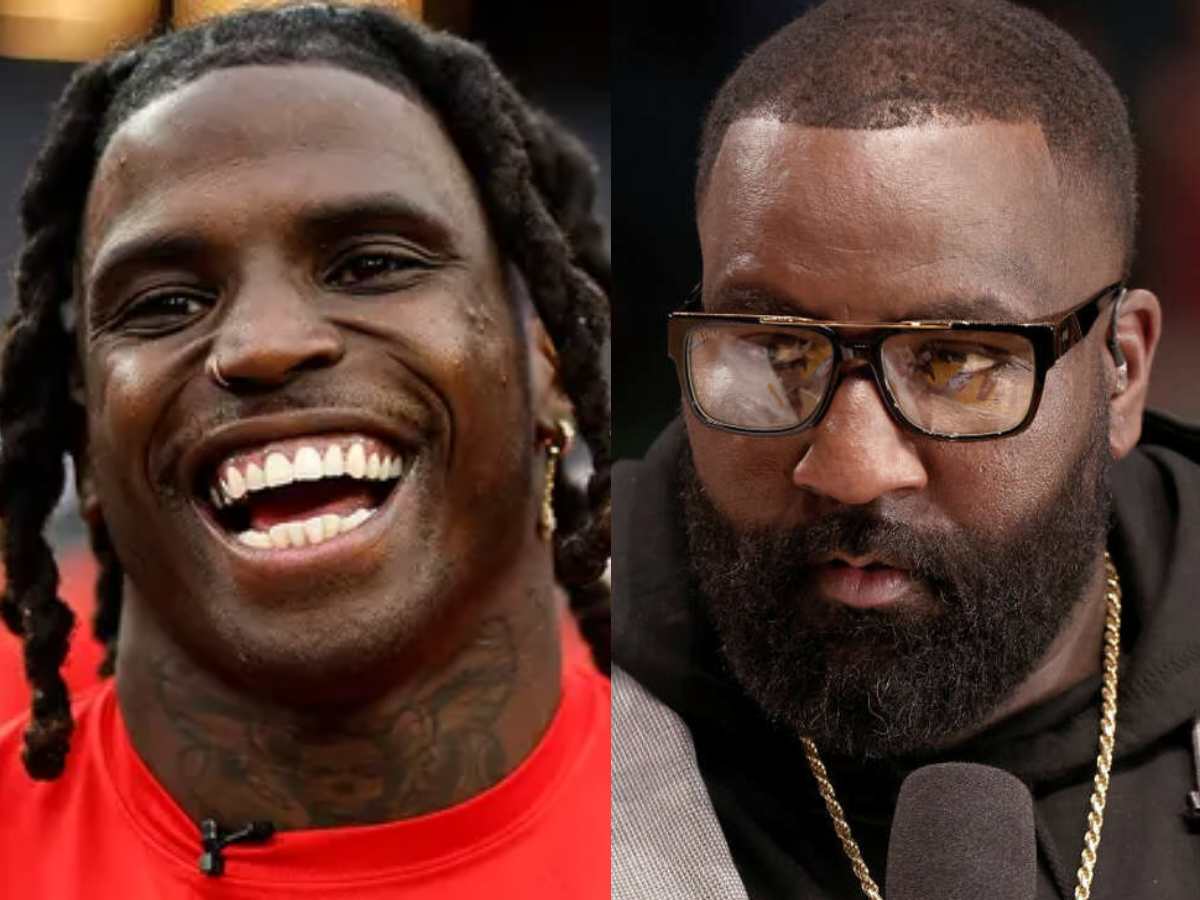 “Kill Shot”- Tyreek Hill’s brutal response to Kendrick Perkins’ take on Twitter withdrawing his verified blue tick has fans going berserk