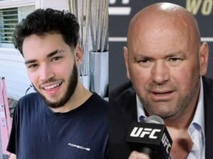 Dana White nonchalantly gives Adin Ross $100k to gamble