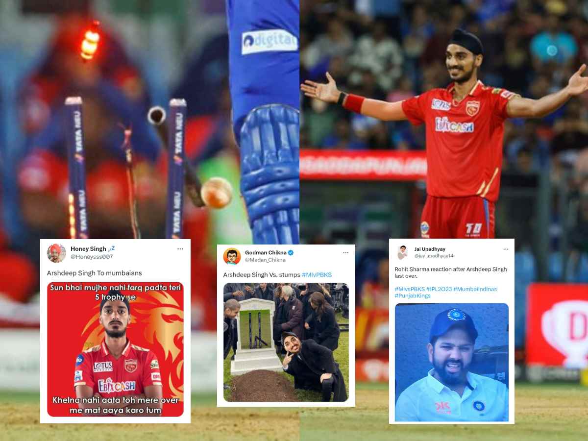 “Do baar stump todne ka ghamand hain”- Memes take over Twitter as PBKS thrash MI with Arshdeep Singh’s brilliant spell