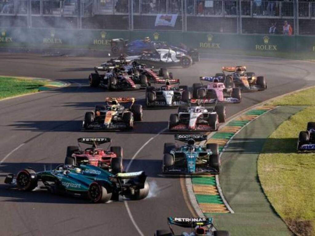 Australian Grand Prix second restart 