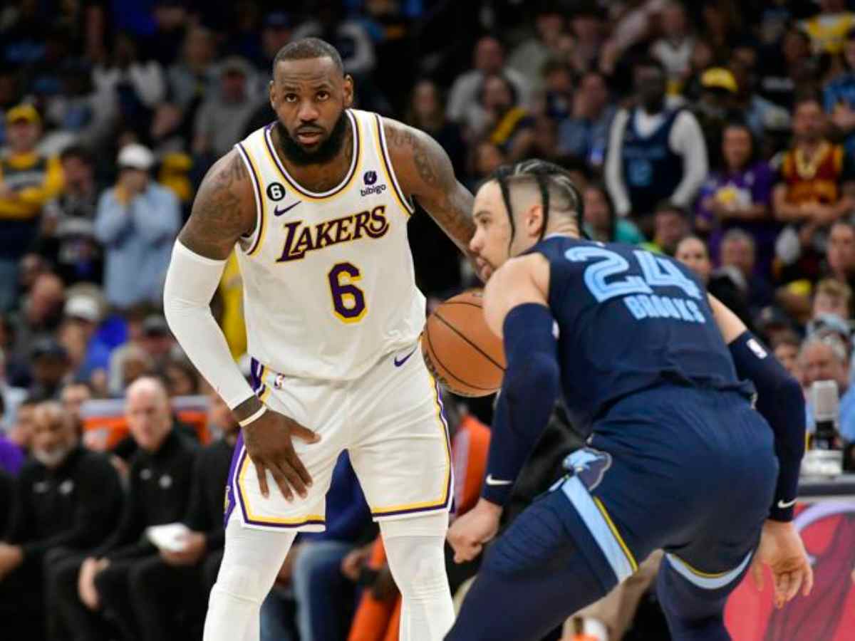 “Did him dirty” – NBA fans on a TROLL STREAK as graphic on Dillon Brooks and LeBron James goes viral