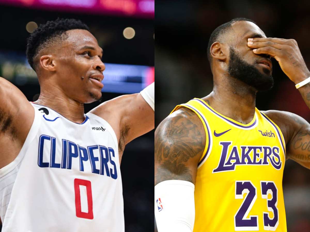 “LeBron almost ruined him” – Russell Westbrook posts INSANE numbers at Clippers, NBA fans blame Lakers for his terrible regular-season run