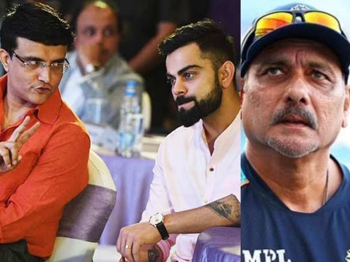 Ravi Shastri has a straightforward message for Virat Kohli and Sourav Ganguly who “do not like each other now”