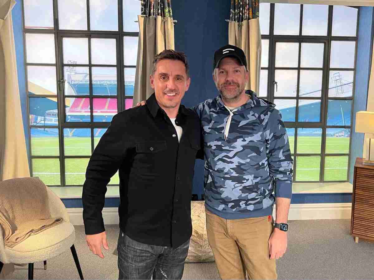 Gary Neville interviews Jason Sudeikis aka Ted Lasso, calls him a ‘more successful coach’ than him