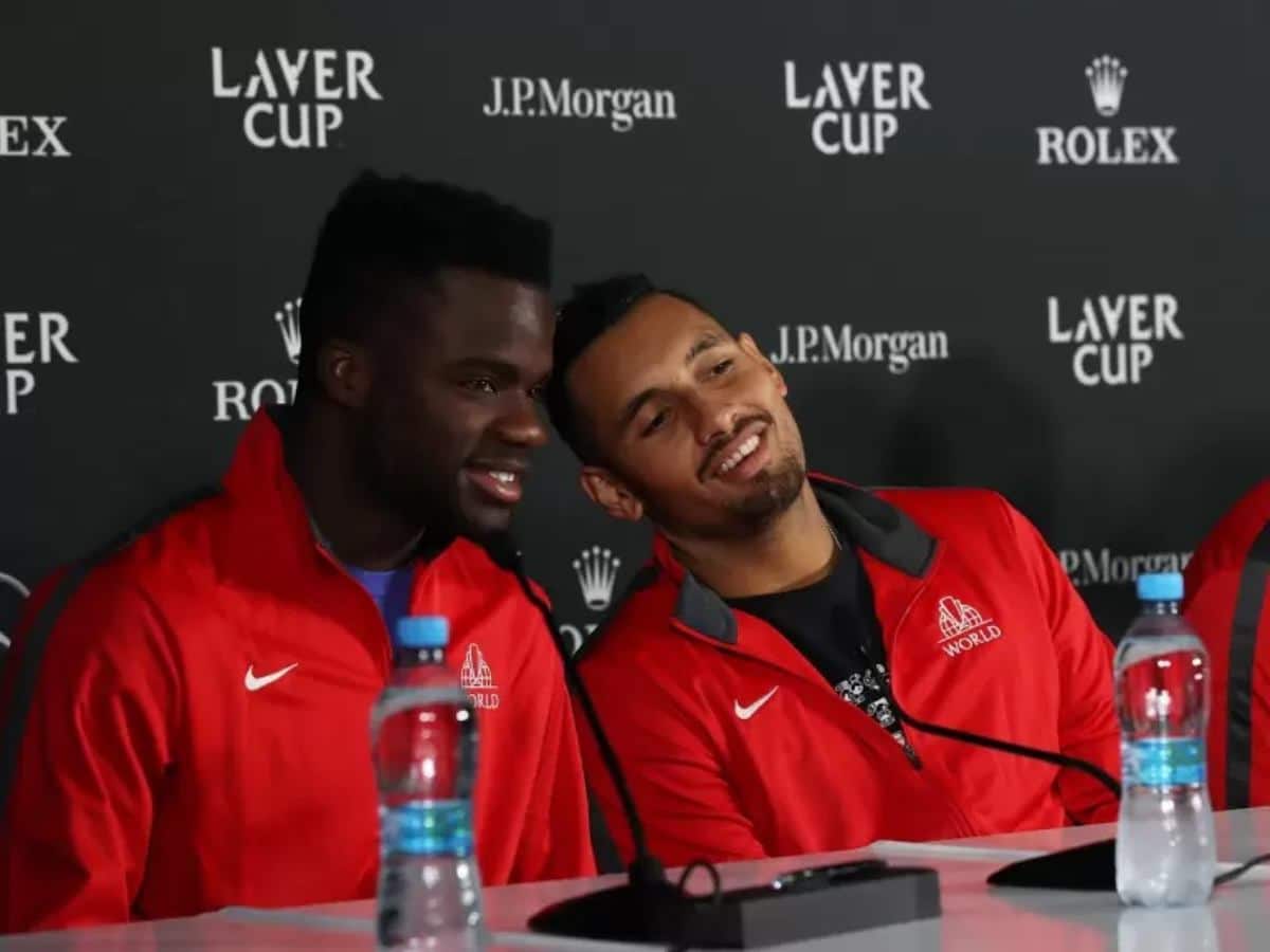 Nick Kyrgios named captain of Team World for Laver Cup with Frances Tiafoe giving a special welcome to the Aussie