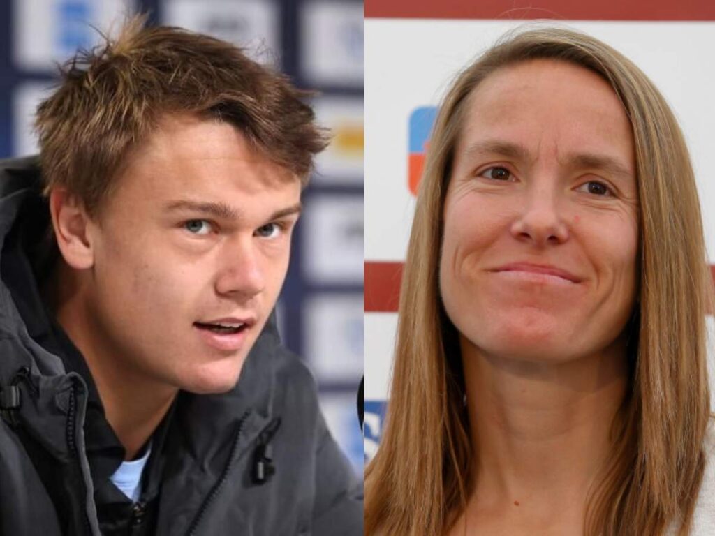 Holger Rune and Justine Henin (Image Credit: FirstSportz)