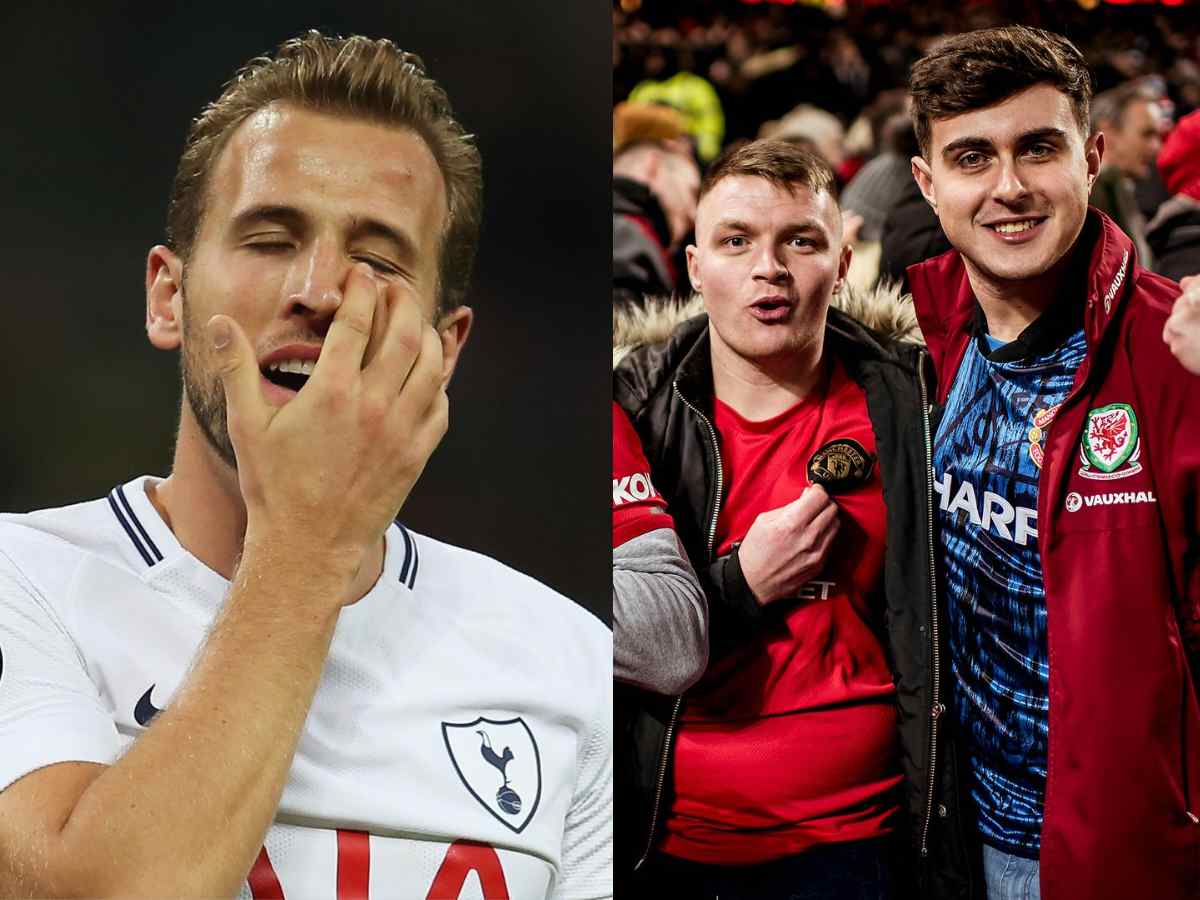 WATCH: “We’ll see you in June”- Manchester United fans tease Harry Kane with mocking slogans during PL clash against Tottenham