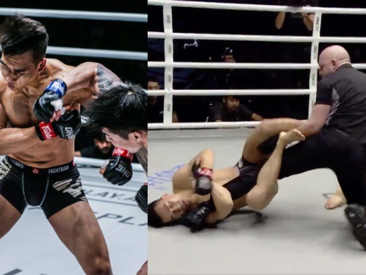 WATCH: When a knocked out MMA fighter put referee’s leg in risk with deadly leg-lock