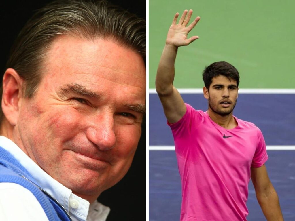 Jimmy Connors and Carlos Alcaraz