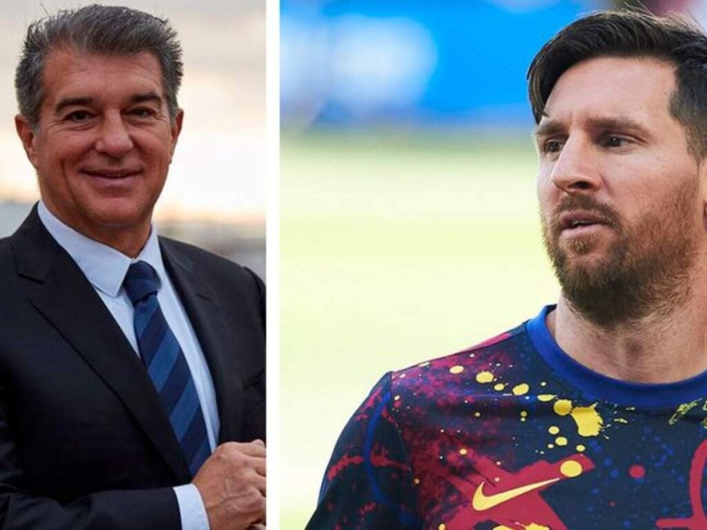 Joan Laporta reportedly confirms that Messi will join FC Barcelona