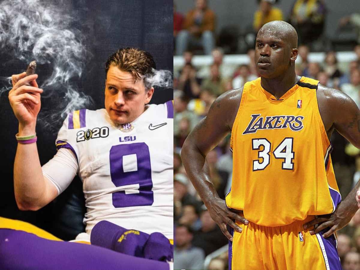 “White guy with swag!” Shaq once brought Joe Burrow’s ‘race’ into the picture while commenting on his cigar photo