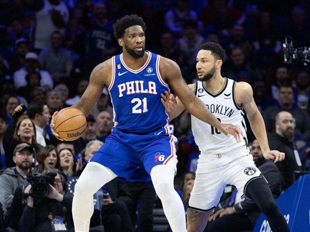 Joel Embiid Ben Simmons USATSI 1