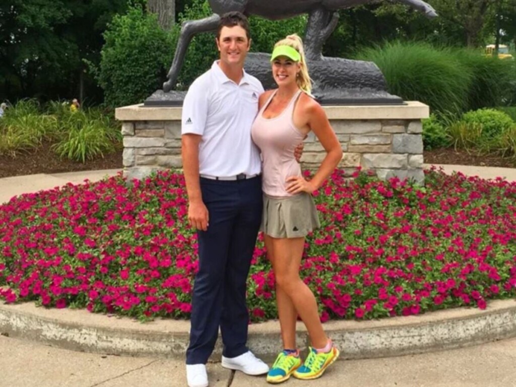 Jon Rahm and Kelley Cahill