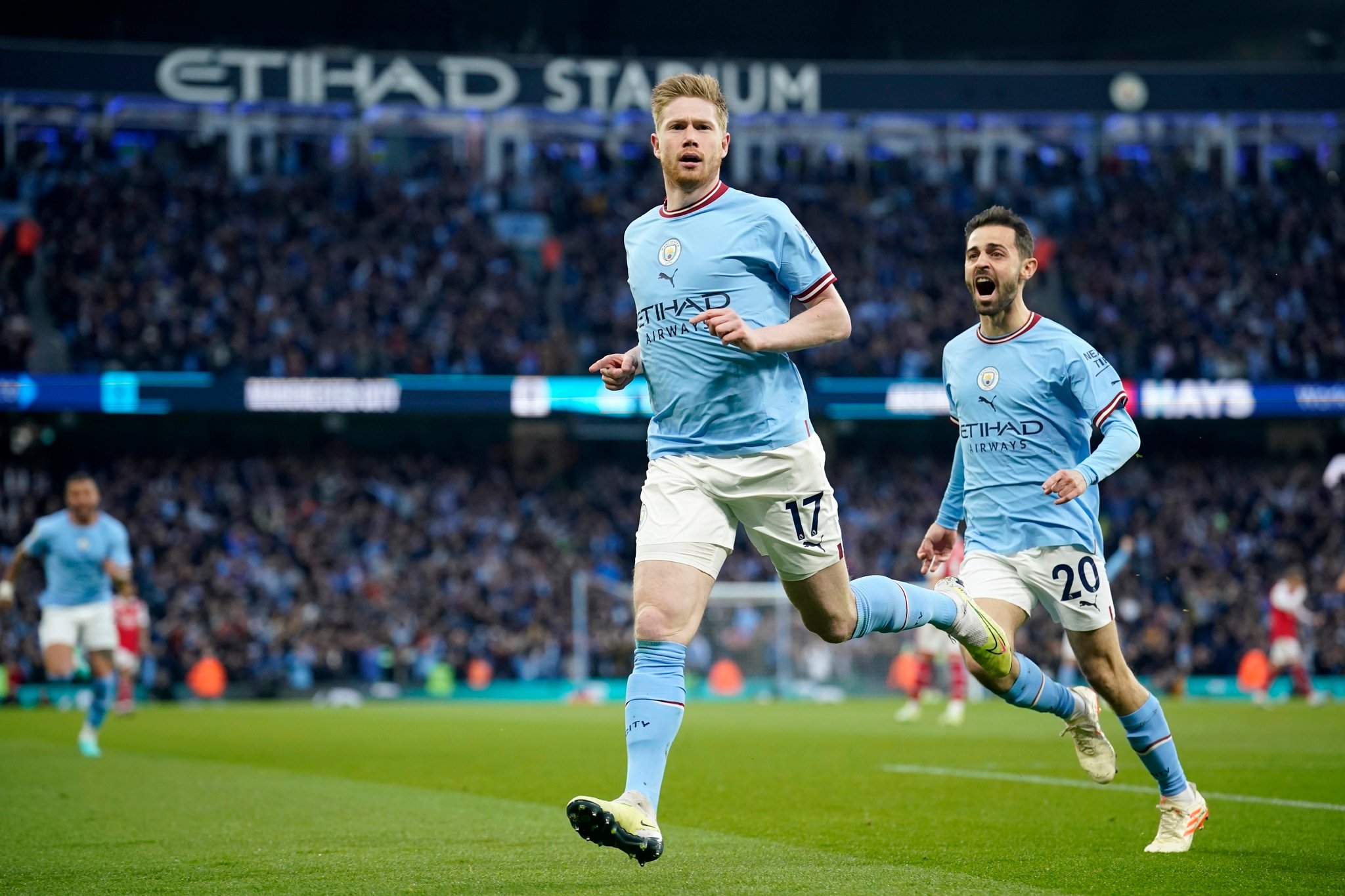 WATCH: “Bunch of weak a** bitches; Don’t have that dawg in them”- Fans bury Arsenal after Kevin de Bruyne gives Manchester City an early lead