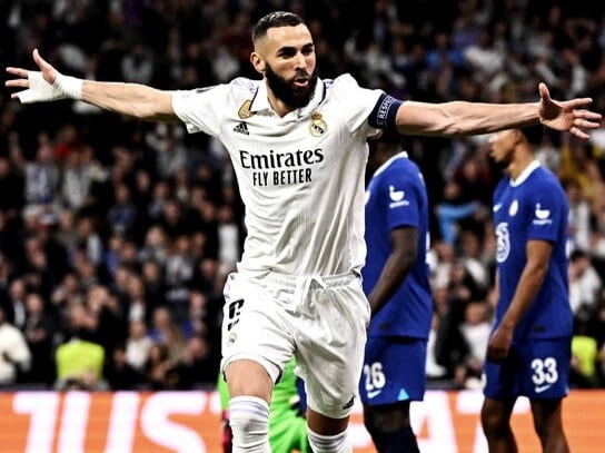 “Ramadan Benzema owns Europe”- Fans laud Karim Benzema as he provides lead to Real Madrid in UCL tie against Chelsea